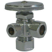 Compression Inlet & Outlet Water Valve with Handle (J39)